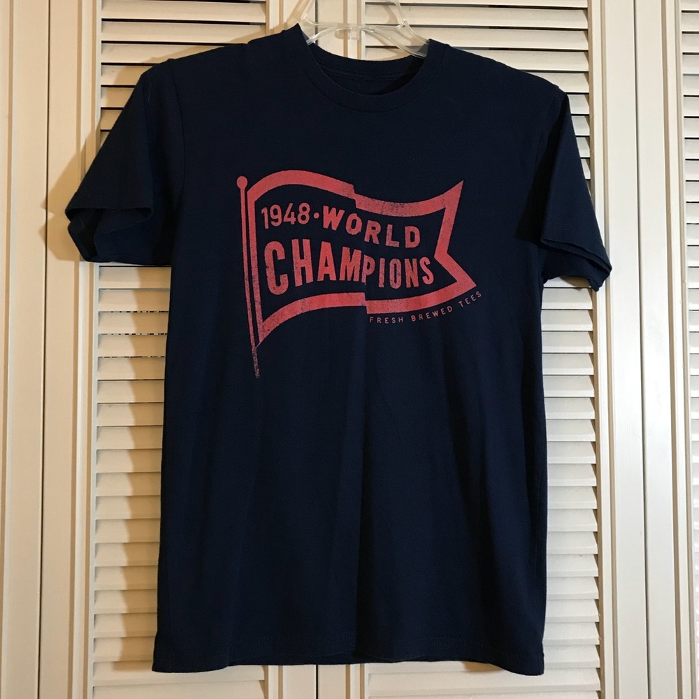 Fresh Brewed Tees Cleveland Indians small